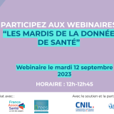Webinaire Les mardis de la donnée de santé